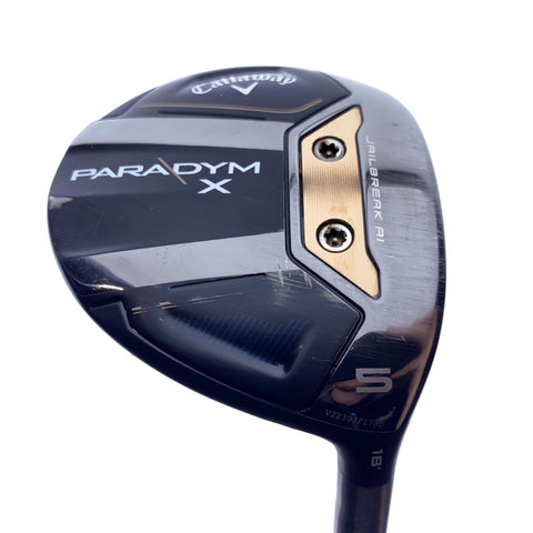 Used Callaway Paradym X 5 Fairway Wood / 18.0 Degrees / A Flex
