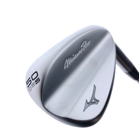 Used Mizuno Pro T-1 Soft White Satin Gap Wedge / 50.0 Degrees / Stiff Flex
