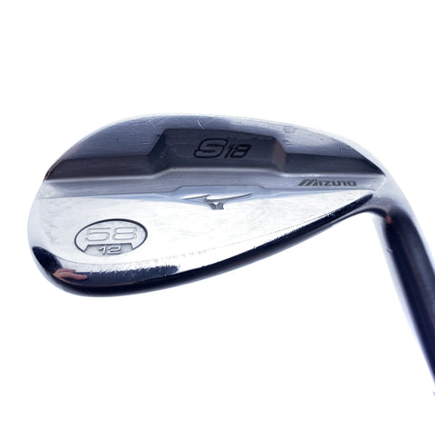 Used Mizuno S18 White Satin Lob Wedge / 58.0 Degrees / Wedge Flex