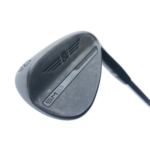 Used Titleist Vokey SM10 Jet Black Gap Wedge / 50.0 Degrees / Wedge Flex