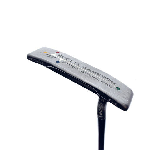 Used Scotty Cameron Studio Stainless Newport 2.5 Putter / 35.5 Inches