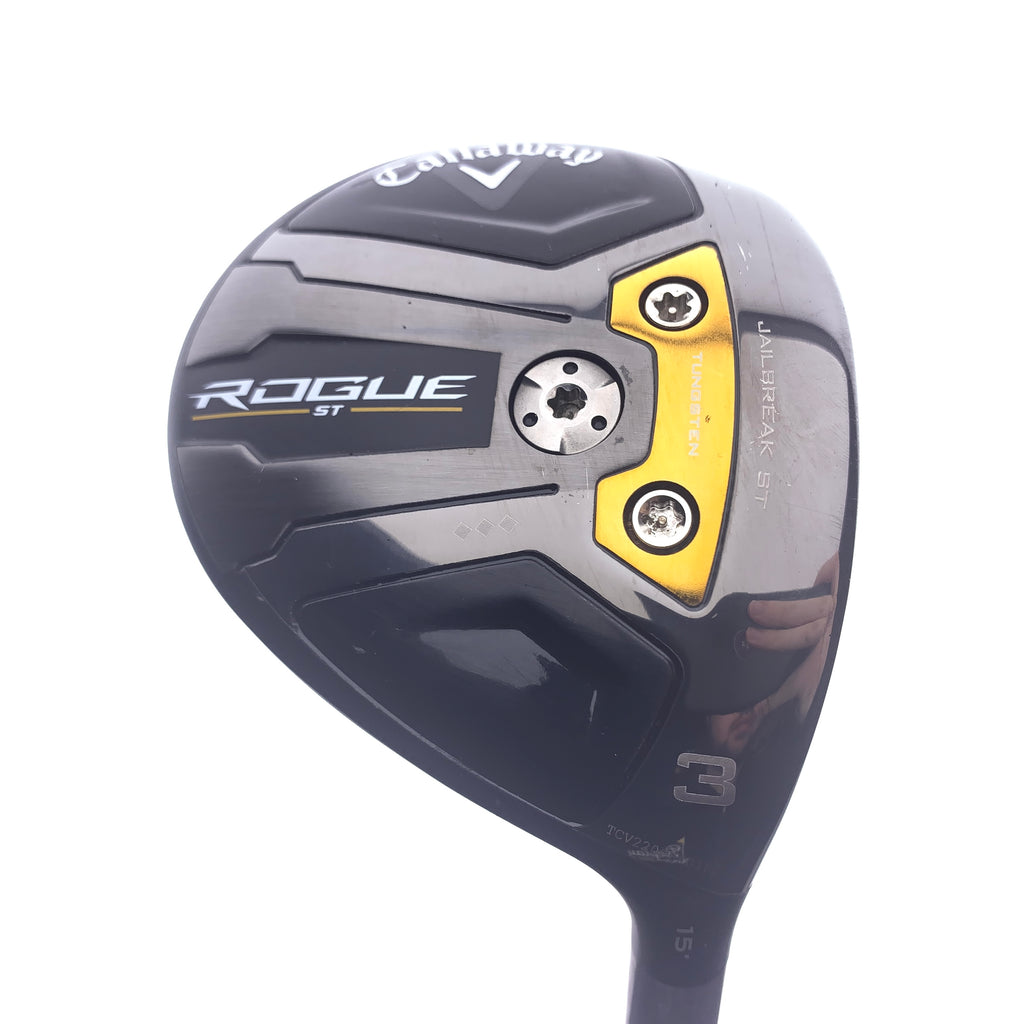 Used TOUR ISSUE Callaway Rogue ST Triple Diamond 3 FW / 15.0 Degrees/Stiff Flex