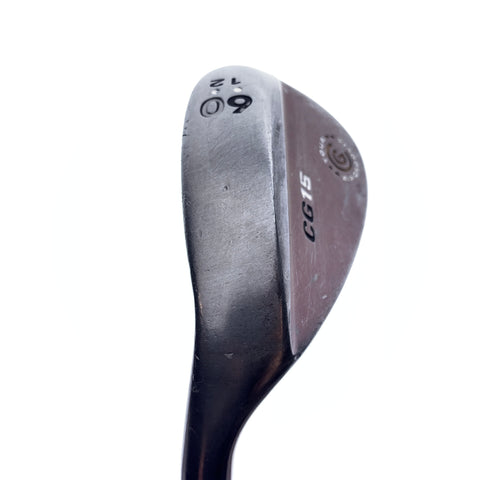 Used Cleveland CG15 Oil Can Lob Wedge / 60.0 Degrees / Wedge Flex/Left-Handed