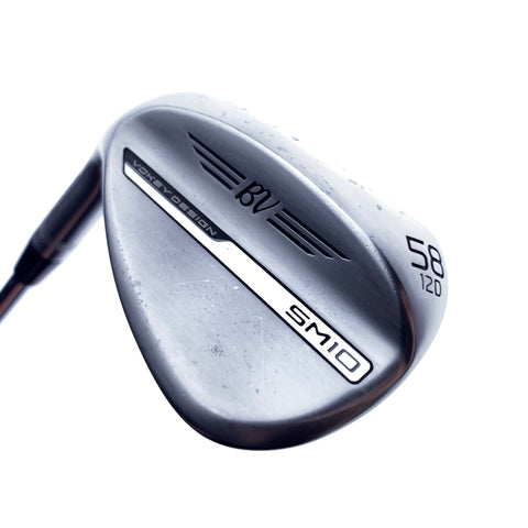 Used Titleist Vokey SM10 Tour Chrome Lob Wedge/58.0 Degrees/X-Stiff Flex/Left-H