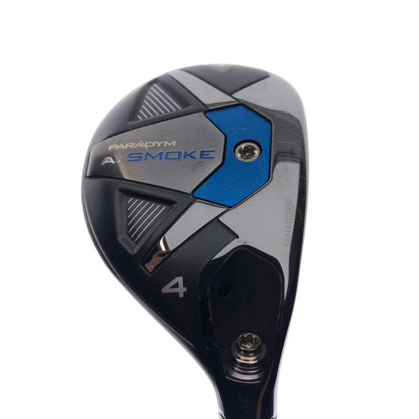 Used Callaway Paradym Ai Smoke 4 Hybrid / 21 Degrees / Stiff Flex - Replay Golf 