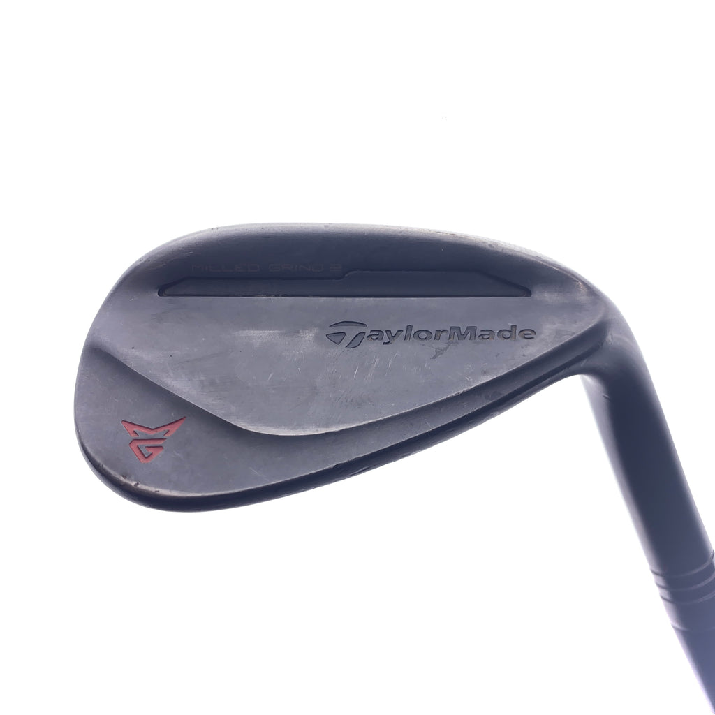 Used TaylorMade Milled Grind 2 Black Sand Wedge / 56.0 Degrees / Stiff Flex
