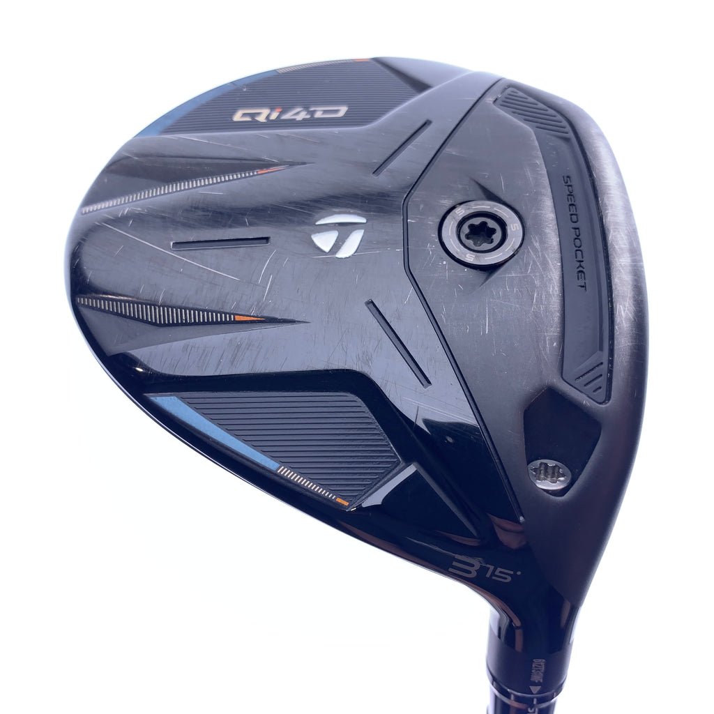 Used TaylorMade Qi4D 3 Fairway Wood / 15.0 Degrees / X-Stiff Flex