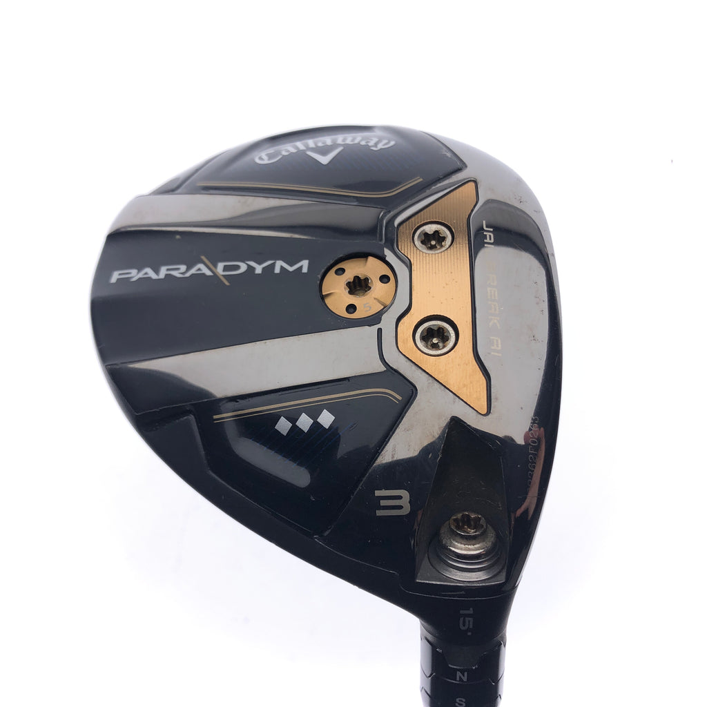 Used Callaway Paradym Triple Diamond 3 Fairway Wood / 15 Degrees / Stiff Flex