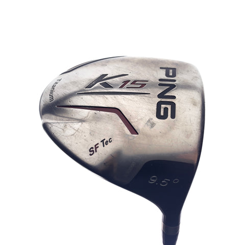 Used Ping K15 Driver / 9.5 Degrees / Stiff Flex