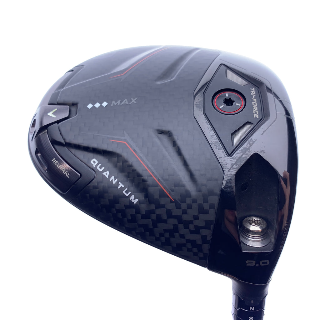 Used Callaway Quantum Triple Diamond Max Driver / 9.0 Degrees / X-Stiff Flex