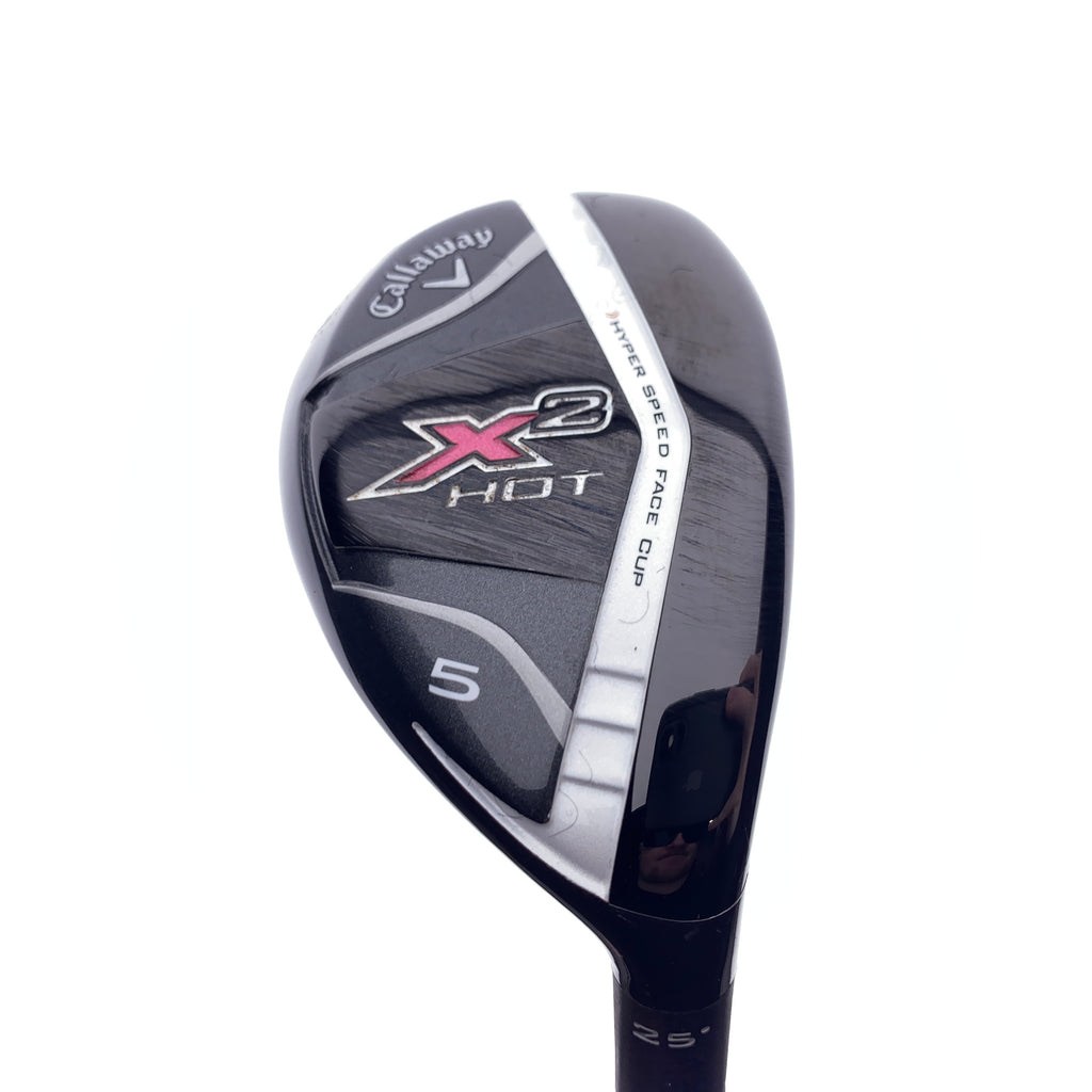 Used Callaway X2 Hot 5 Hybrid / 25 Degrees / Ladies Flex