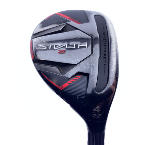Used TaylorMade Stealth 2 4 Hybrid / 22.0 Degrees / Regular Flex