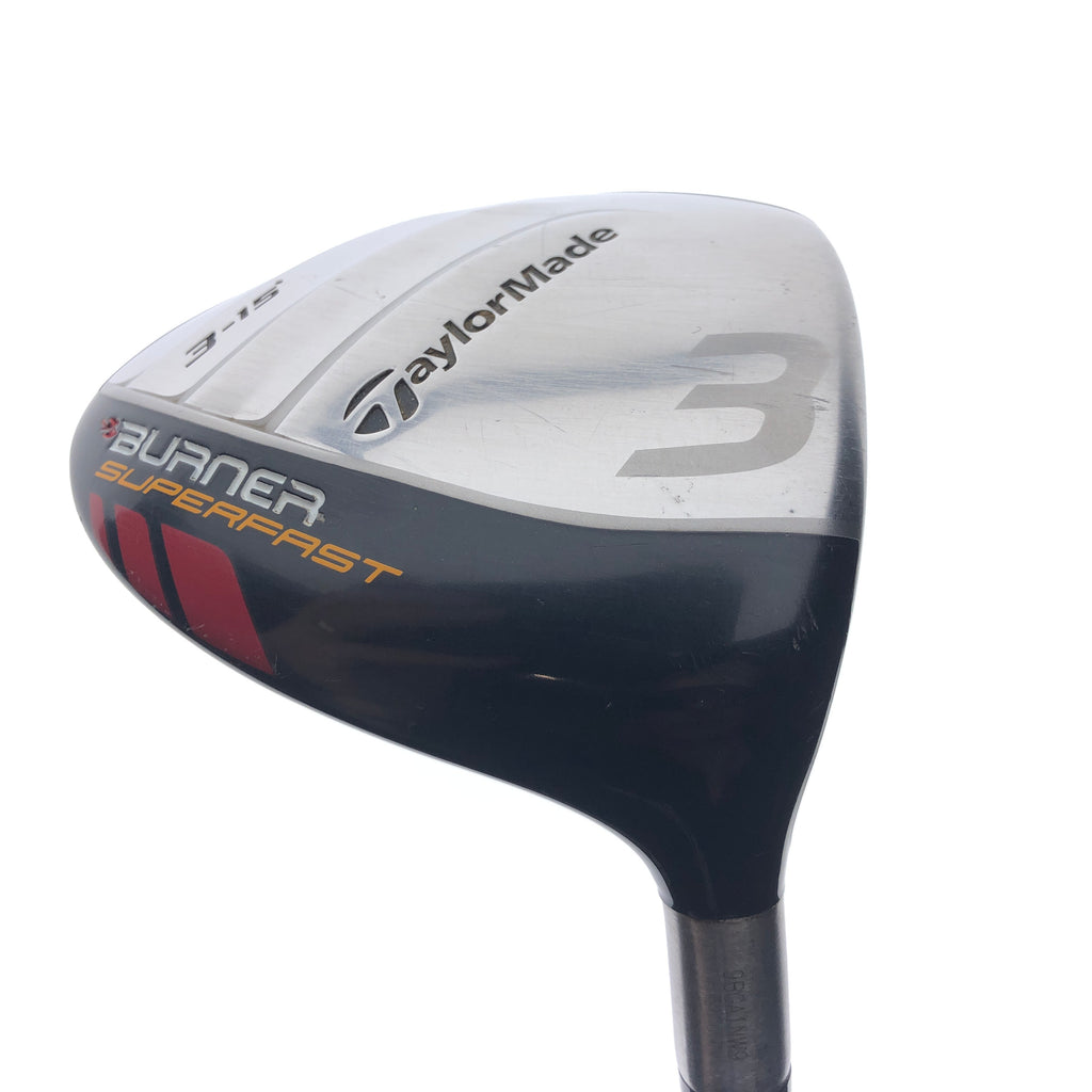Used TaylorMade Burner Superfast 3 Fairway Wood / 15 Degrees / Regular Flex