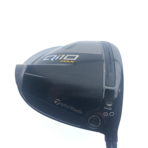Used TaylorMade Qi10 Max Driver / 9.0 Degrees / Stiff Flex