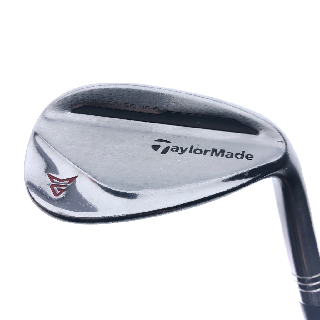 Used TaylorMade Milled Grind 2 Chrome Gap Wedge / 52.0 Degrees / Stiff Flex