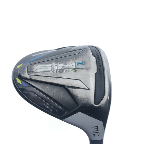 Used TaylorMade Sim2 Max D 3 Fairway Wood / 16.0 Degrees / Regular Flex