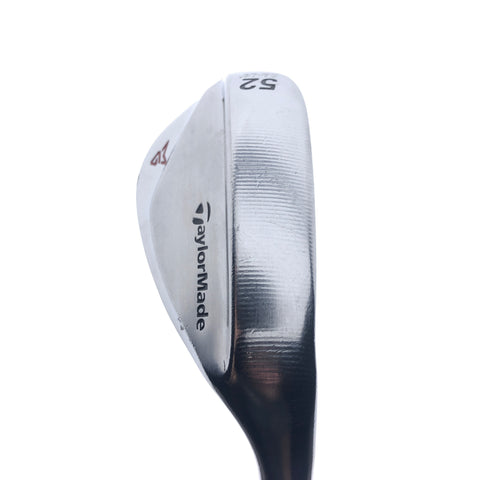 Used TaylorMade Milled Grind 2 Chrome Gap Wedge / 52.0 Degrees / Stiff Flex