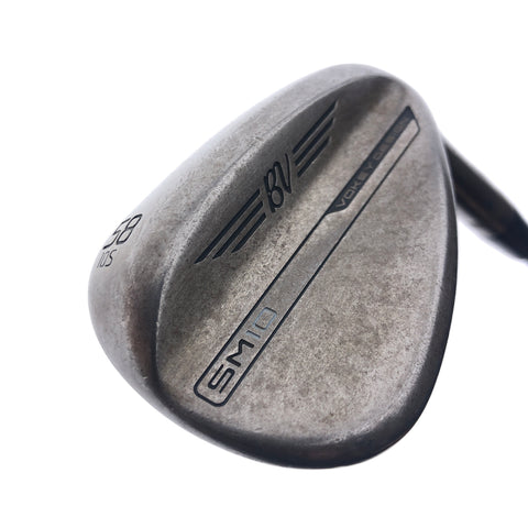 Used Titleist Vokey SM10 Raw Lob Wedge / 58.0 Degrees / Wedge Flex