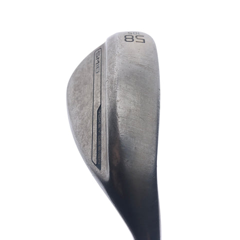 Used Titleist Vokey SM10 Raw Lob Wedge / 58.0 Degrees / Wedge Flex