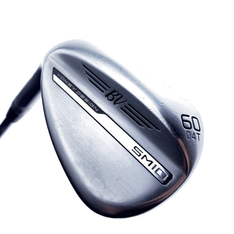 Used Titleist Vokey SM10 Tour Chrome Lob Wedge / 60.0 Degrees/Stiff Flex/Left-H