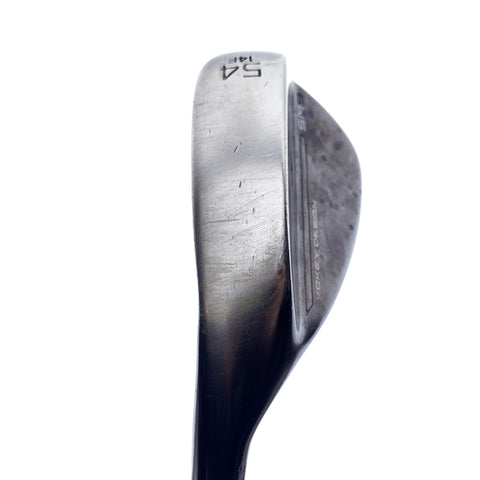 Used Titleist SM9 Brushed Steel Sand Wedge / 54.0 Degrees / Wedge Flex / Left-H