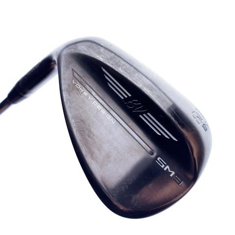 Used Titleist SM9 Brushed Steel Lob Wedge / 60.0 Degrees / Wedge Flex / Left-H