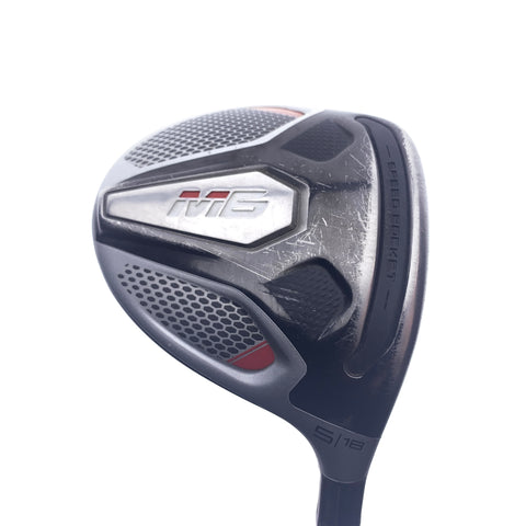 Used TaylorMade M6 5 Fairway Wood / 18.0 Degrees / Stiff Flex