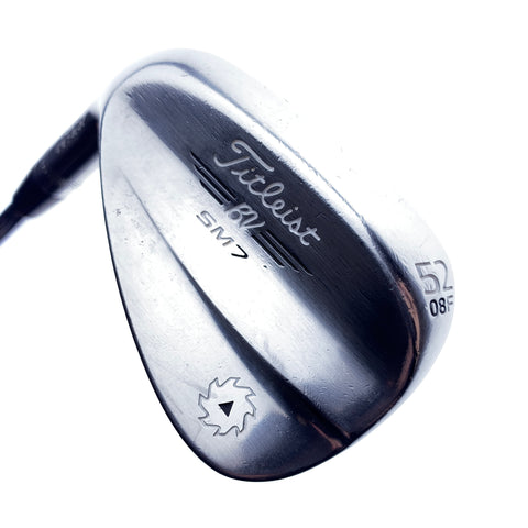 Used Titleist Vokey SM7 Tour Chrome Gap Wedge / 52.0 Degrees / Wedge Flex / L-H