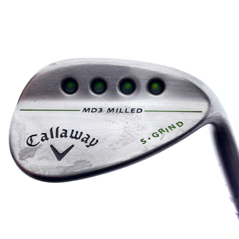Used Callaway MD3 Milled Gold Nickel Sand Wedge / 54.0 Degrees / Wedge Flex