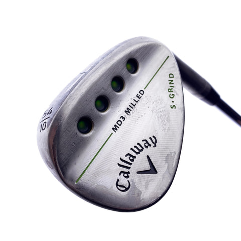 Used Callaway MD3 Milled Gold Nickel Sand Wedge / 54.0 Degrees / Wedge Flex