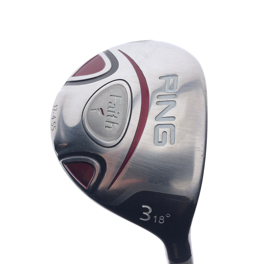 Used Ping Faith 3 Fairway Wood / 18 Degrees / Ladies Flex