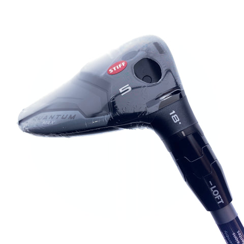 NEW Callaway Quantum Max 5 Fairway Wood / 18.0 Degrees / Stiff Flex