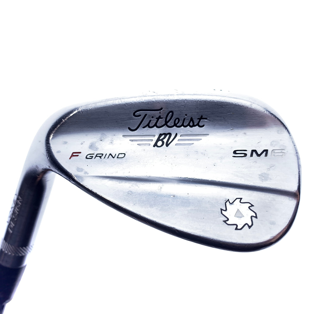 Used Titleist Vokey SM6 Tour Chrome Gap Wedge / 52.0 Degrees / Wedge Flex / L-H