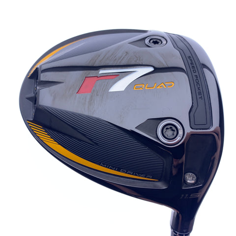 Used TaylorMade R7 Quad Mini Driver / 11.5 Degrees / Stiff Flex