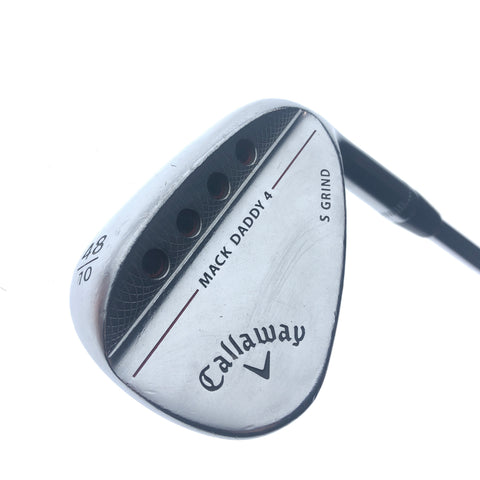 Used Callaway Mack Daddy 4 Chrome Pitching Wedge / 48.0 Degrees / Stiff Flex