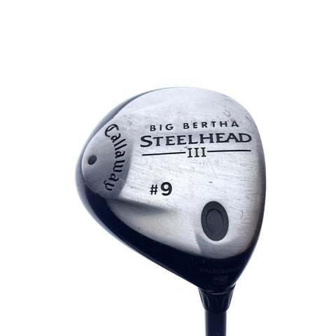Used Callaway Big Bertha Steelhead III 9 Fairway Wood / 23.0 Degrees / Regular