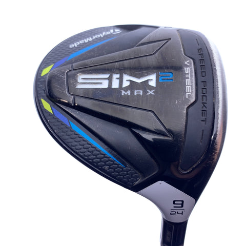 Used TaylorMade Sim2 Max 9 Fairway Wood / 24.0 Degrees / Regular Flex