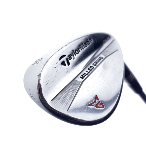 Used TaylorMade Milled Grind Chrome Lob Wedge / 58.0 Degrees / Wedge Flex