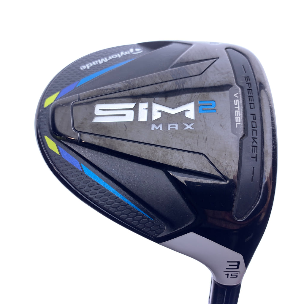 Used TaylorMade Sim2 Max 3 Fairway Wood / 15.0 Degrees / Stiff Flex
