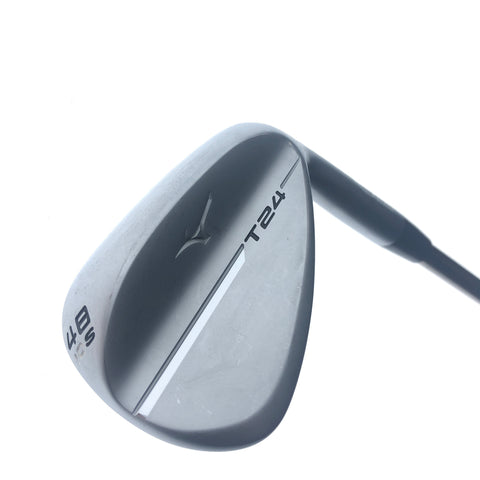 Used Mizuno T24 White Satin Pitching Wedge / 48.0 Degrees / Regular Flex