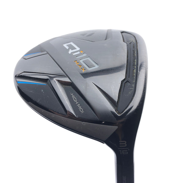 Used TaylorMade Qi10 Max 3 Fairway Wood / 16 Degrees / Regular Flex