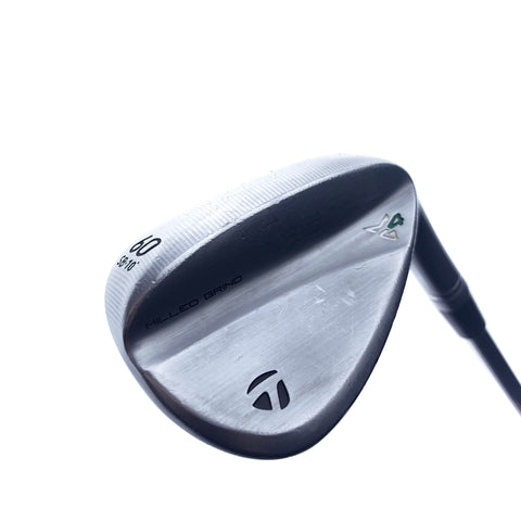 Used TaylorMade Milled Grind 4 Lob Wedge / 60.0 Degrees / Wedge Flex