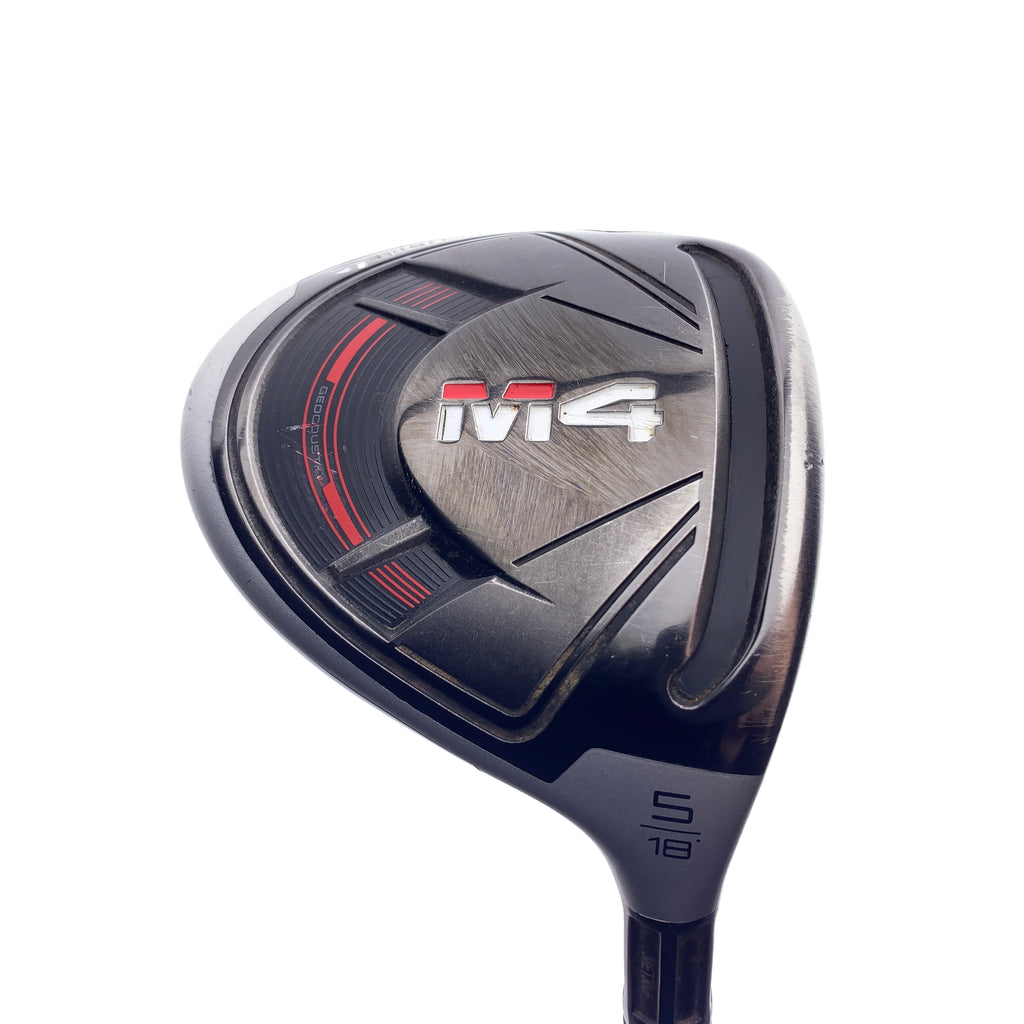Used TaylorMade M4 5 Fairway Wood / 18.0 Degrees / Regular Flex