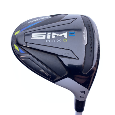Used TaylorMade Sim2 Max D 3 Fairway Wood / 16.0 Degrees / Senior Flex