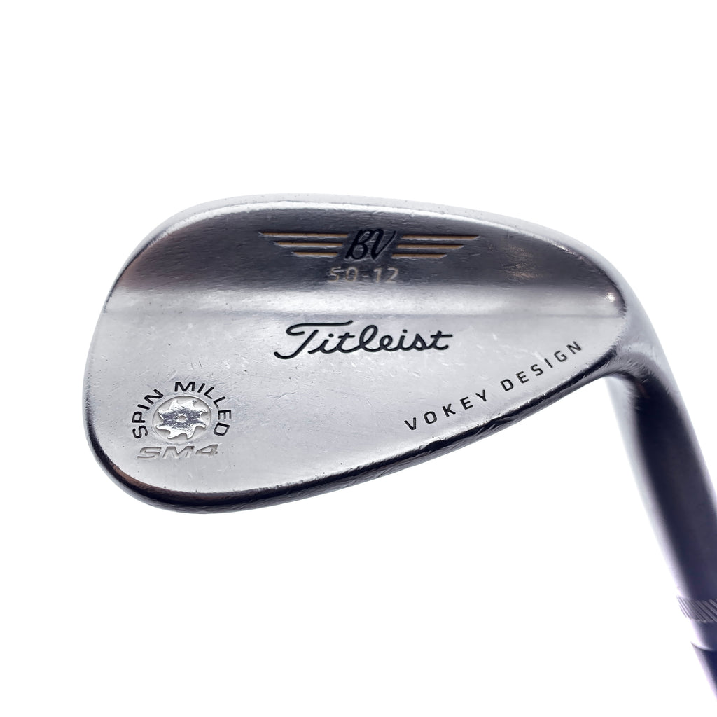 Used Titleist Vokey SM4 Chrome Gap Wedge / 50.0 Degrees / Wedge Flex