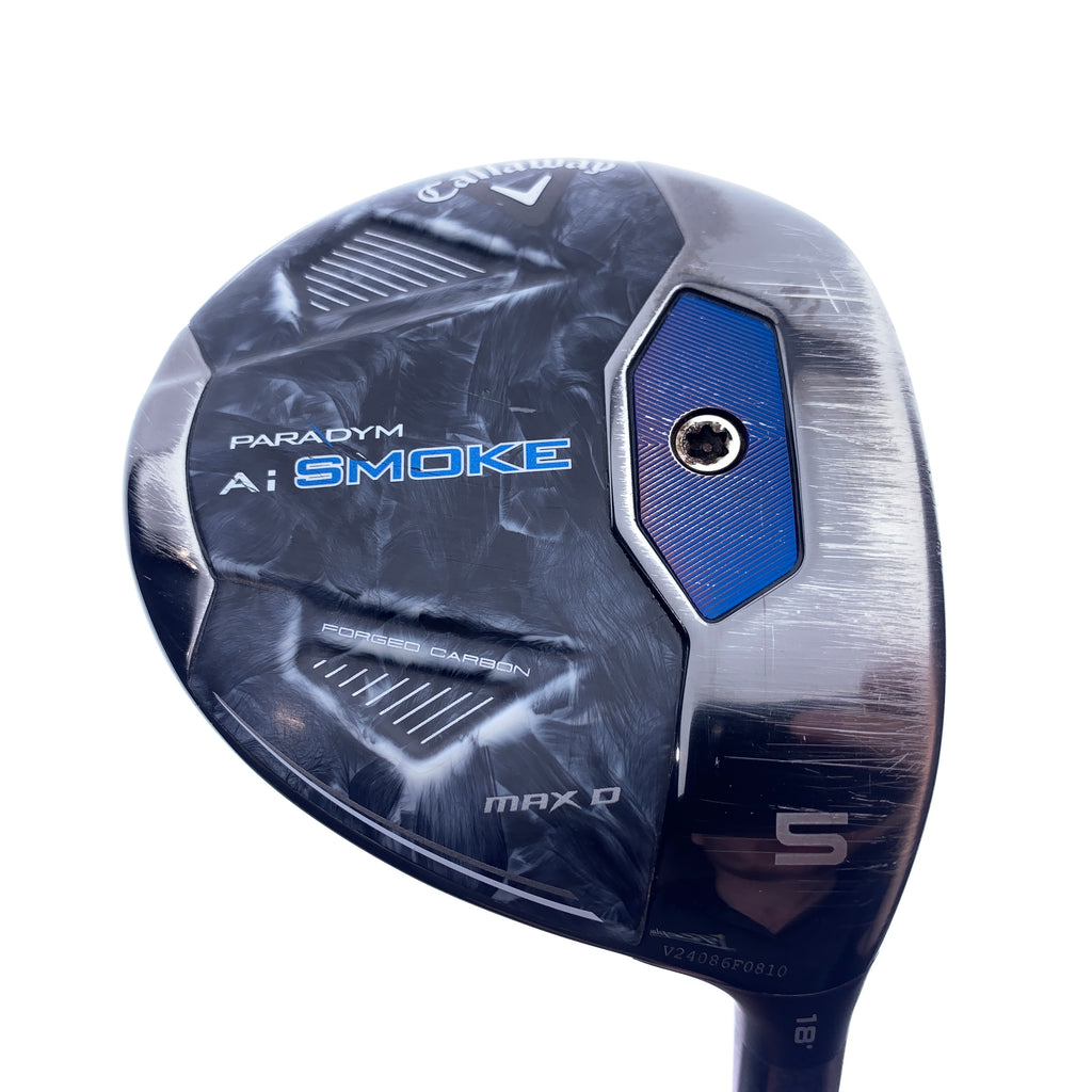 Used Callaway Paradym Ai Smoke MAX D 5 Fairway Wood / 18 Degrees / Stiff Flex