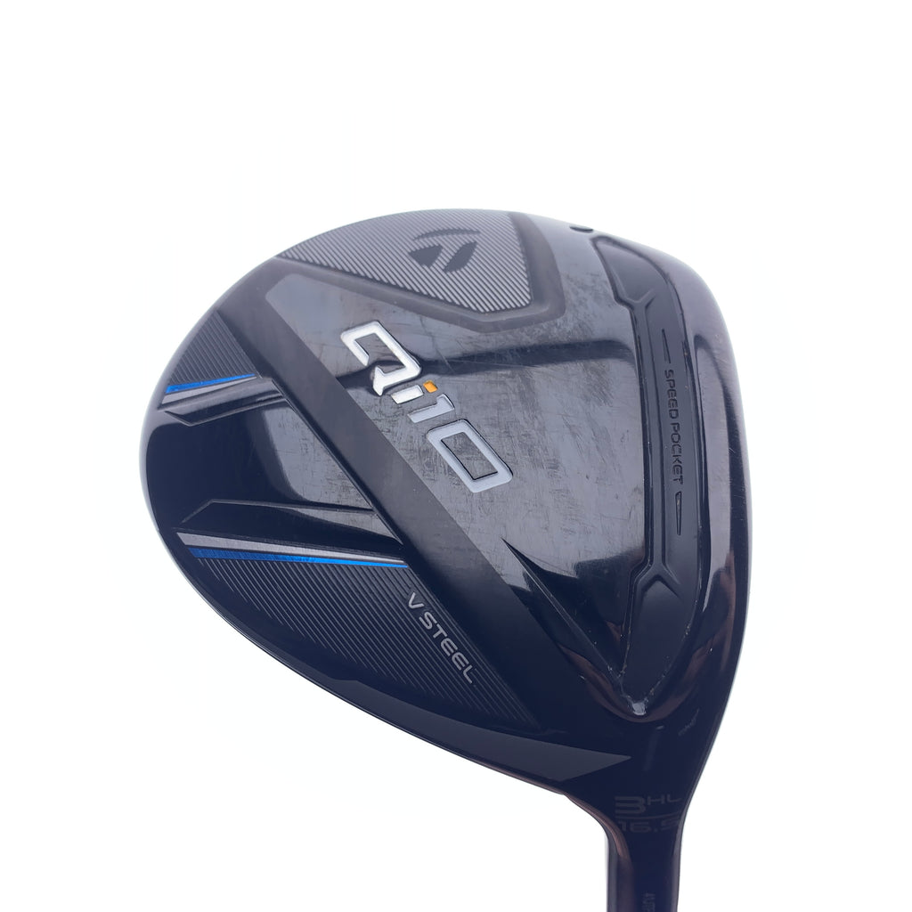 Used TOUR ISSUE TaylorMade Qi10 3  HL Fairway Wood / 16.5 / Ventus TR Blue Velo - Replay Golf 