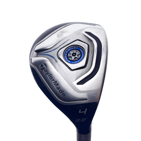 Used TaylorMade Jetspeed 4 Hybrid / 22 Degrees / Stiff Flex