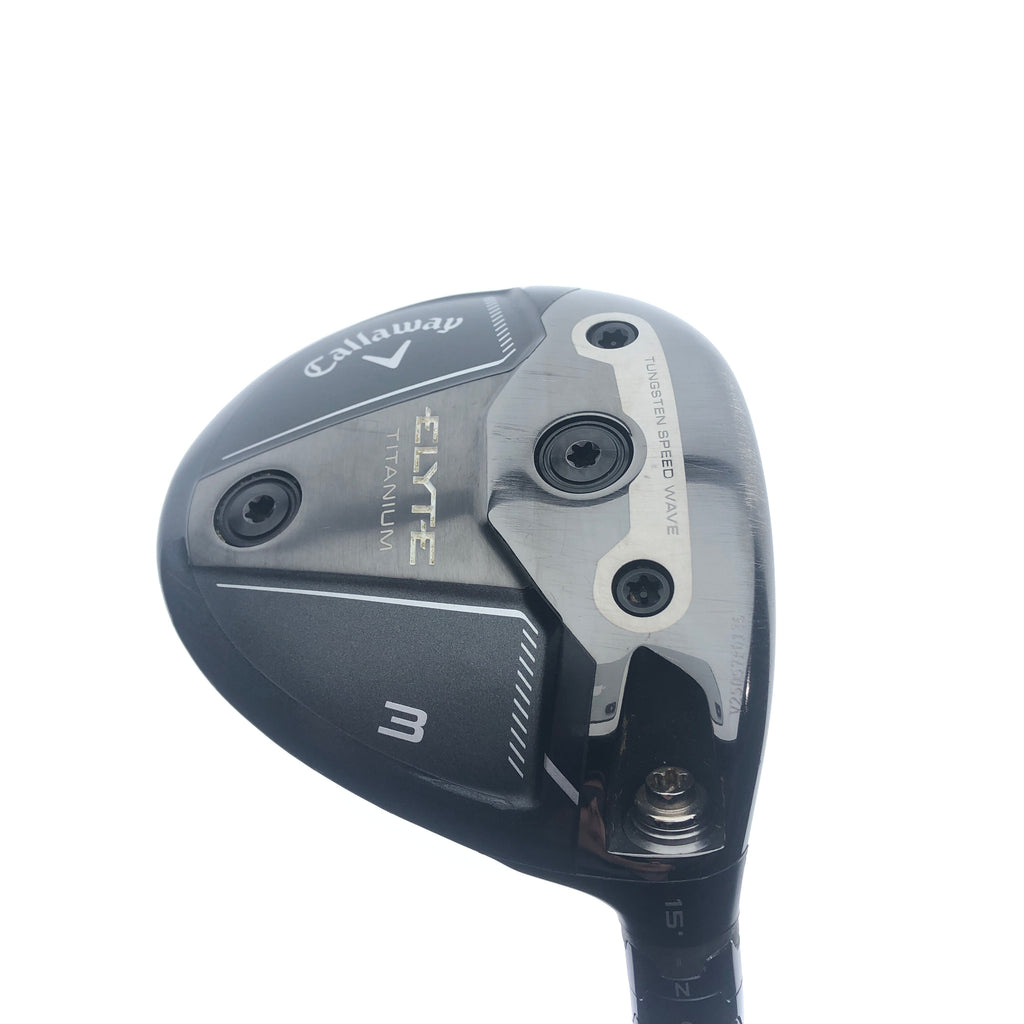 Used Callaway Elyte Titanium 3 Fairway Wood / 15.0 Degrees / X-Stiff Flex