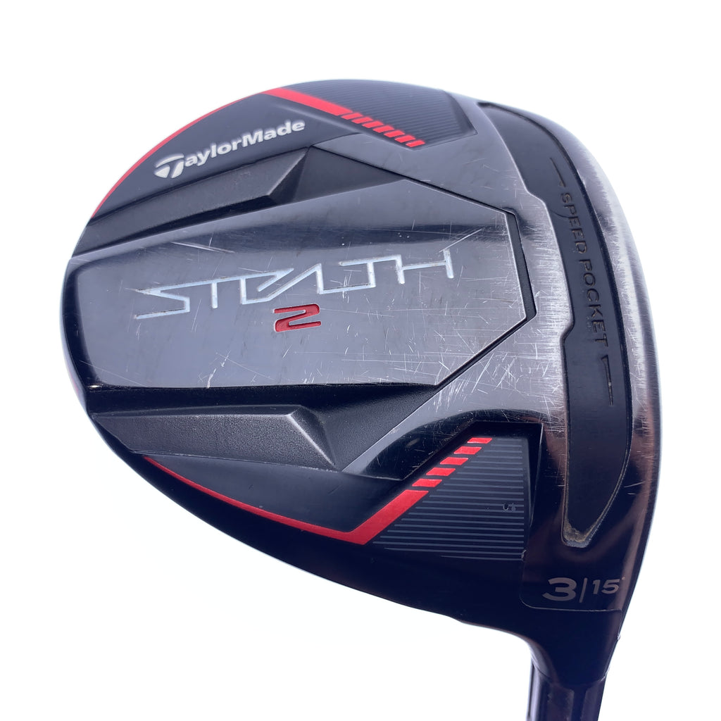 Used TaylorMade Stealth 2 3 Fairway Wood / 15.0 Degrees / Stiff Flex